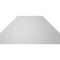 Ekena Millwork Octagonal Top Surface Mount PVC Gable Vent w/ 2"W x 1-1/2"P Brickmould Frame, 38"W x 18"H GVPOT38X1802SN - alternate 4